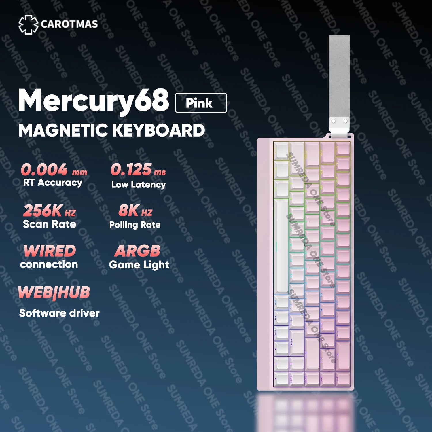 Mercury magnetic keyboard