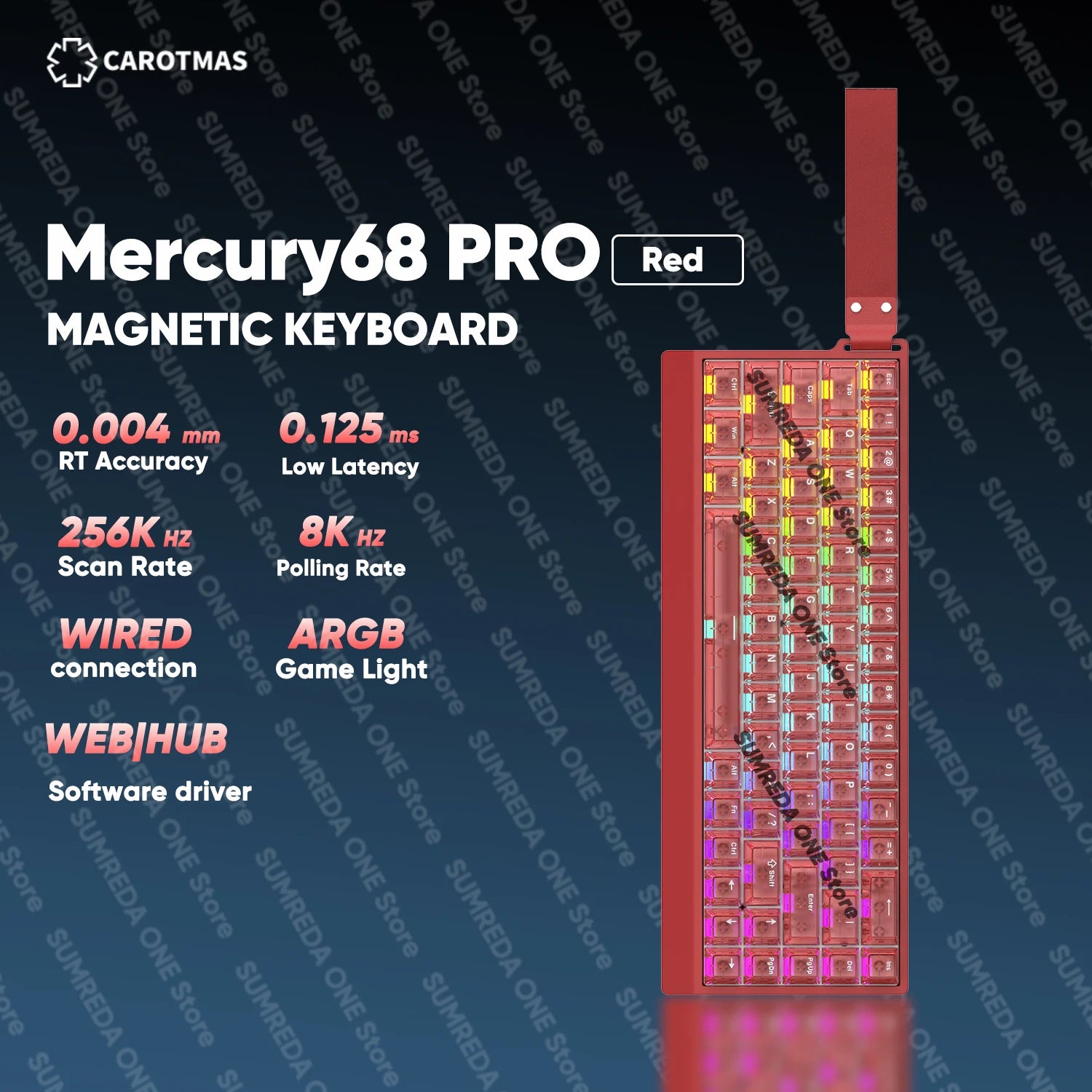Mercury magnetic keyboard