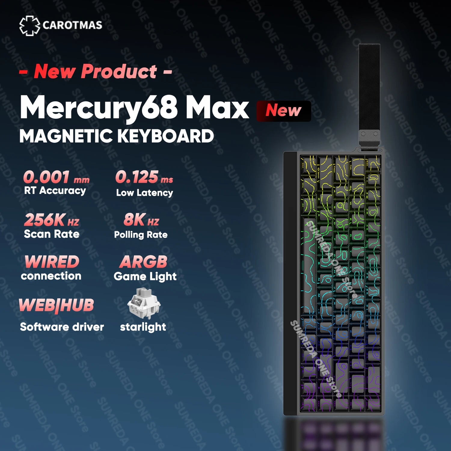 Mercury magnetic keyboard