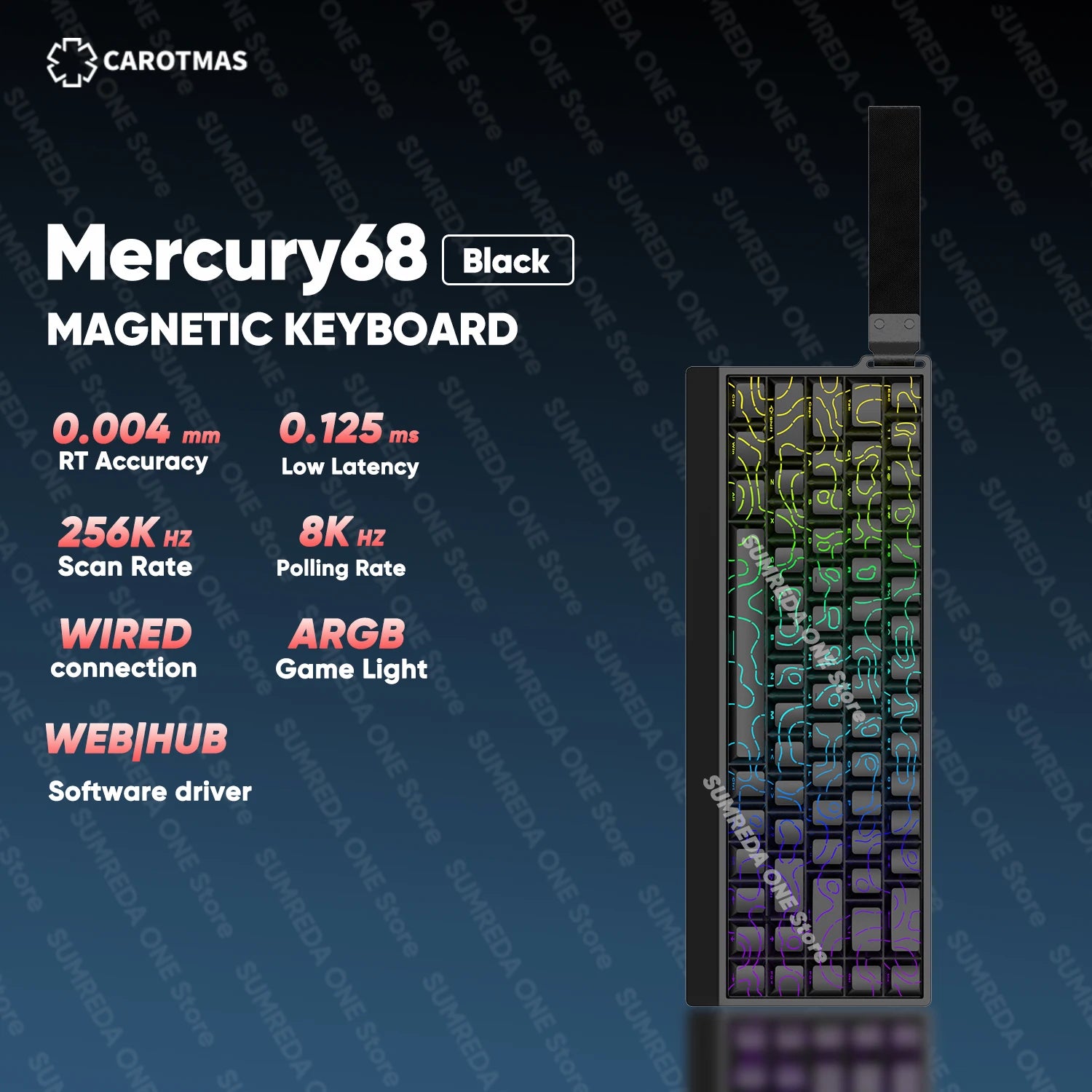 Mercury magnetic keyboard