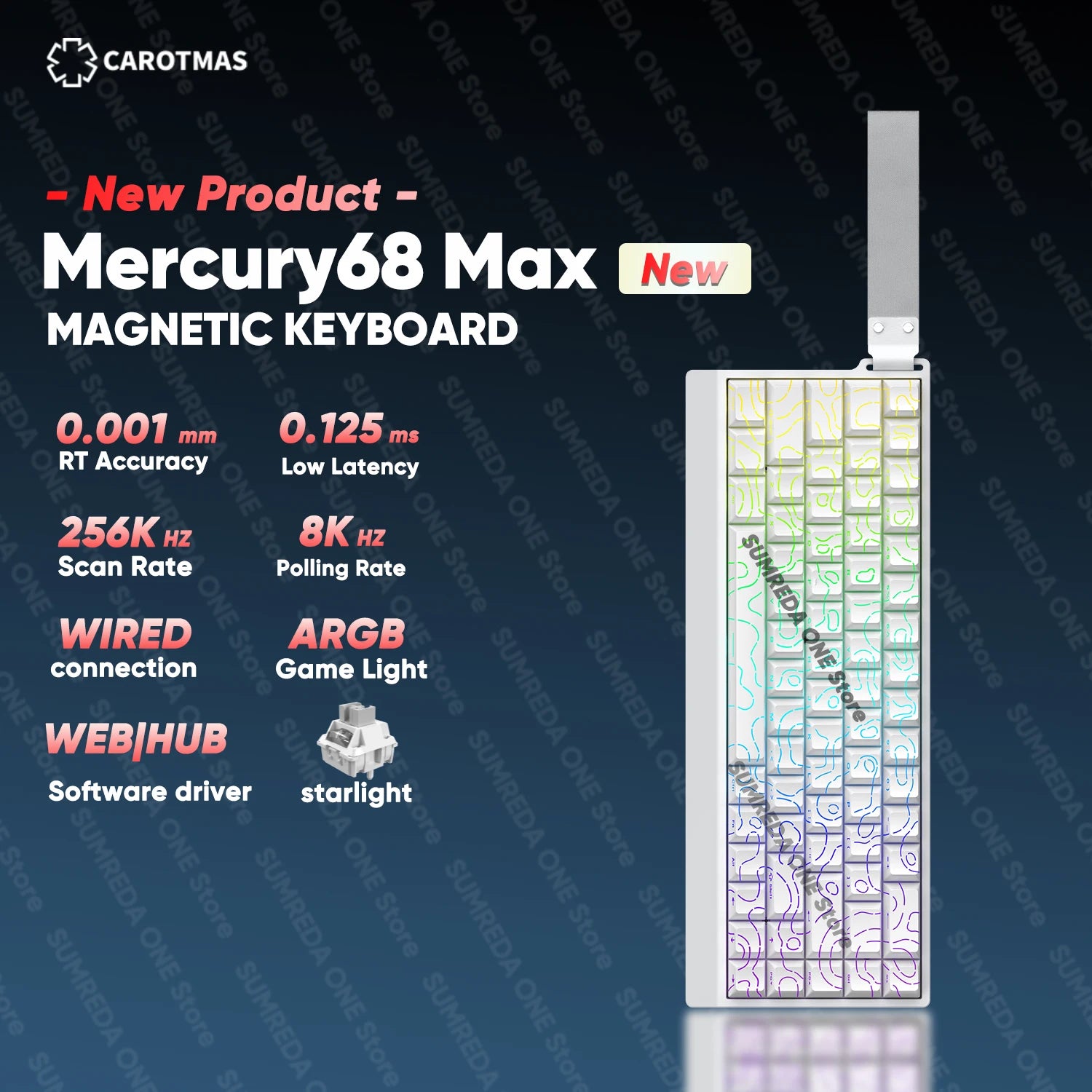 Mercury magnetic keyboard