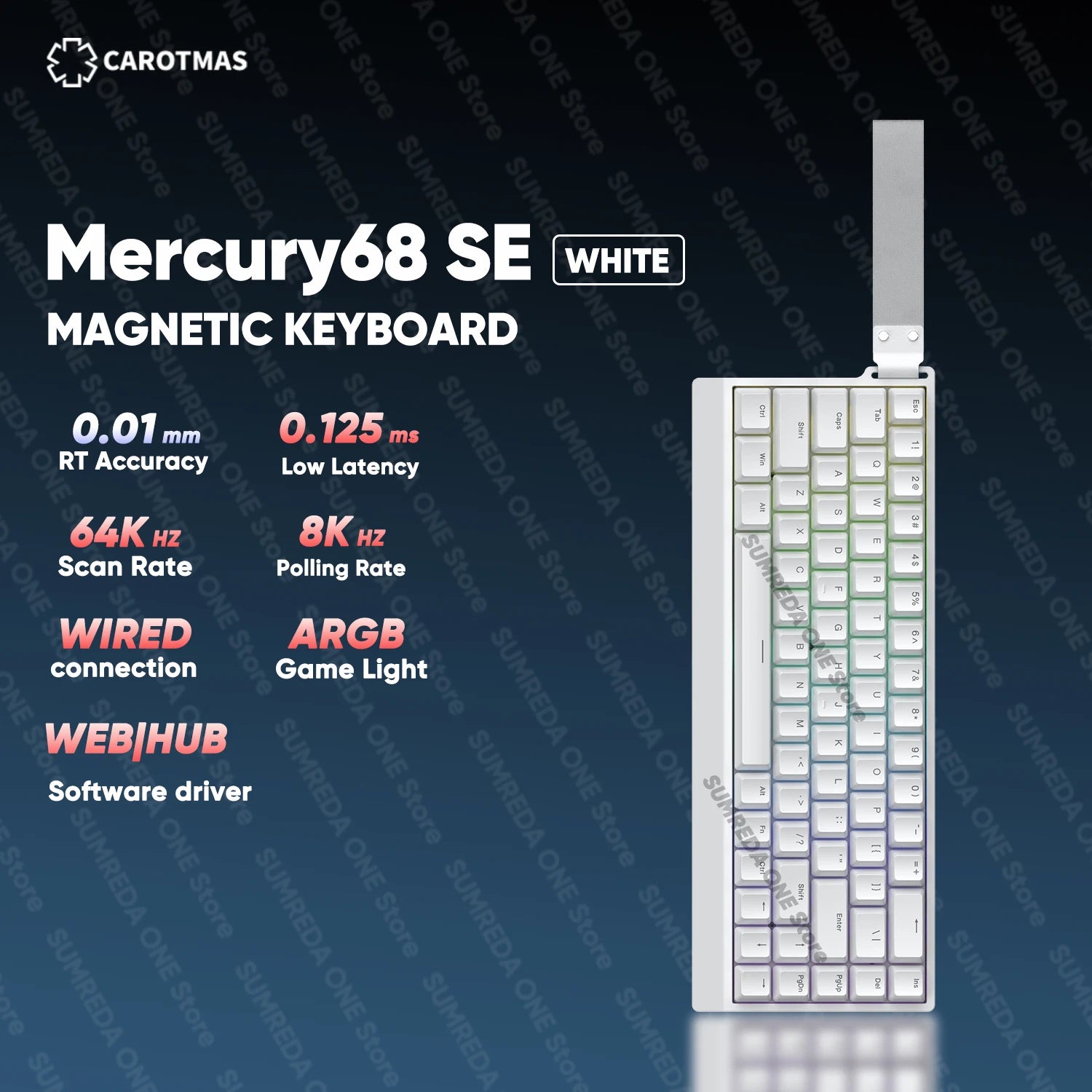 Mercury magnetic keyboard