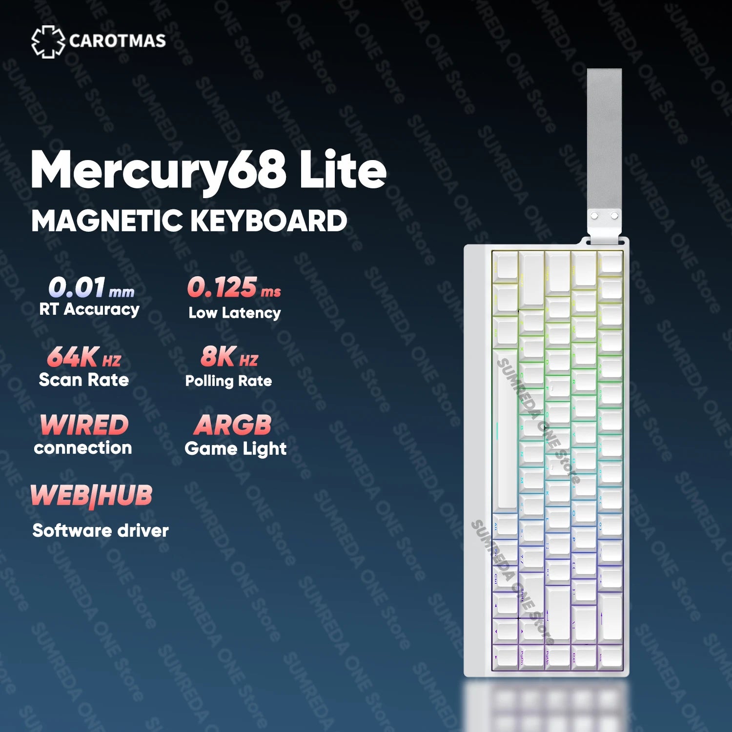 Mercury magnetic keyboard