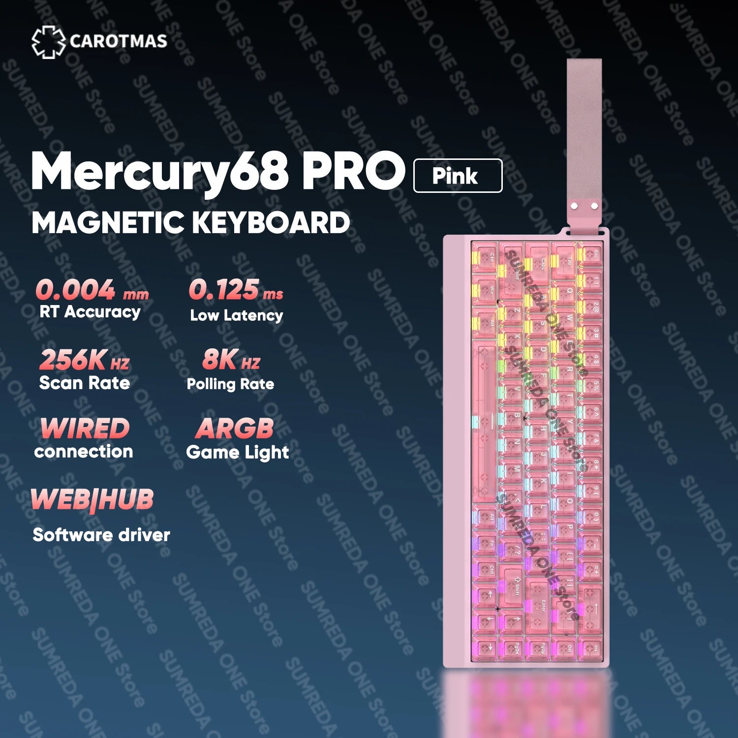 Mercury magnetic keyboard